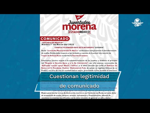 Embajada de Rusia en México agradece apoyo de jóvenes afines a Morena y  desata polémica