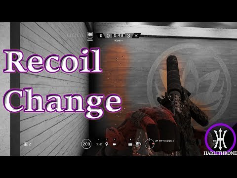 New Recoil Change | Rainbow Six Siege