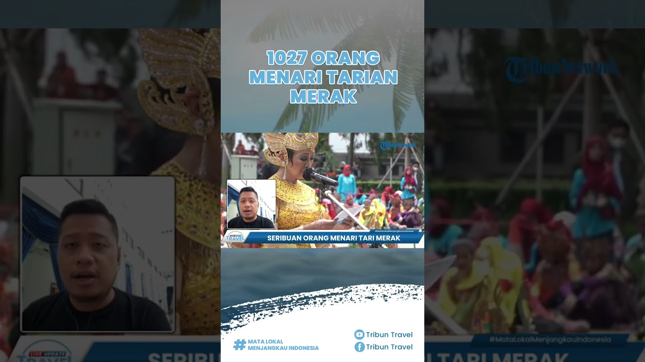 Lestarikan Budaya Sunda, Ribuan Orang Bawakan Tari Merak di Pelataran