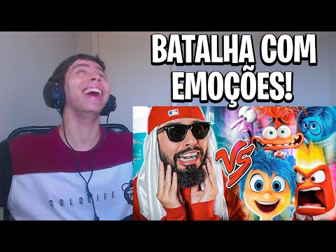 REACT Divertida Mente 2 Vs. Mussa - Batalha de Rap