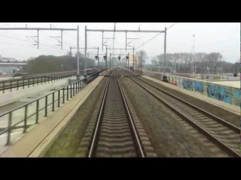 Driver's Eye View InterCity Leiden Centraal - Utrecht Centraal