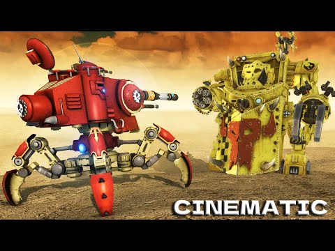 ADEPTUS MECHANICUS vs ORKS - Cinematic Battle | Men of War: Warhammer 40k Mod