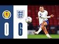 Scotland 0-6 England | Lionesses Miss Out On UEFA Nations League Semi-final | Highlights