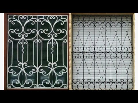 Decorative window grill designs for modern homes