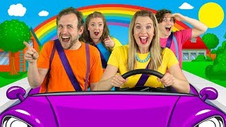 Let's Drive - Driving In My Car Song | Nursery Rhymes and Songs for Children