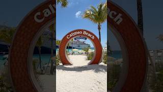Easy Cruise Port Day at Calypso Beach Celebration Key 13+ Area ☀️🛳️ #carnivalcruise #cruisevacation