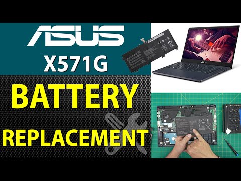 How to Replace Battery on ASUS X571 X571GD-BQ234T Laptop - Step-by-Step🔋🪫