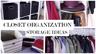 Affordable Closet Organization Ideas and Storage | My Closet Tour