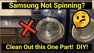 Samsung Washer Not Spinning? You Might Just Need to Clean Out This Specific Part