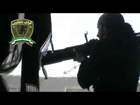 استهداف دبابة لقوات النظام من قبل لواء فرسان الغوطة بالقرب من ساحة العباسيين في مدينة دمشق