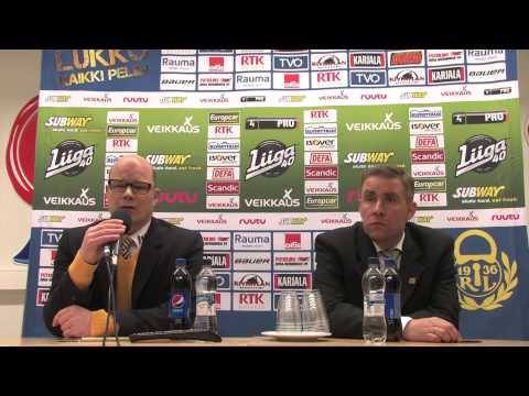 6.12.2014 Lukko-Ilves: Pressitilaisuus