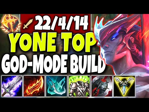 New Champion Yone Top Lane is BEYOND BROKEN 🔥 God-Mode Yone BUILD 🔥 LoL Best Yone Season 10 Gameplay