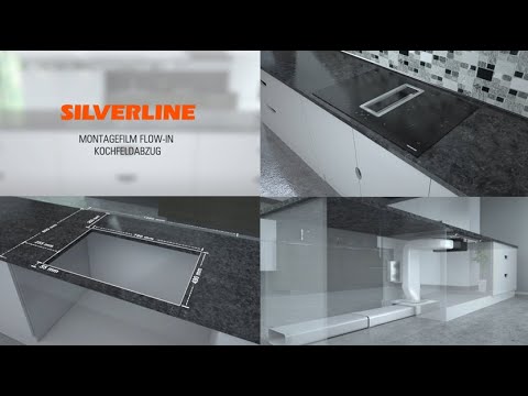 SILVERLINE FLOW-IN Kochfeldabzug Montagevideo