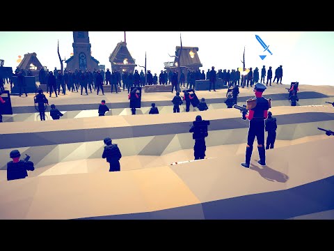 40x SWAT vs 120x ZOMBIE - Totally Accurate Battle Simulator | TABS