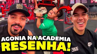 TIRULLIPA FEZ RESENHA NA ACADEMIA COM ZÉ VAQUEIRO!