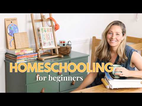 How We Homeschool + What We Use: Routine, Tour, Curriculum for Ages 3, 6, 8, and 10 + a Baby