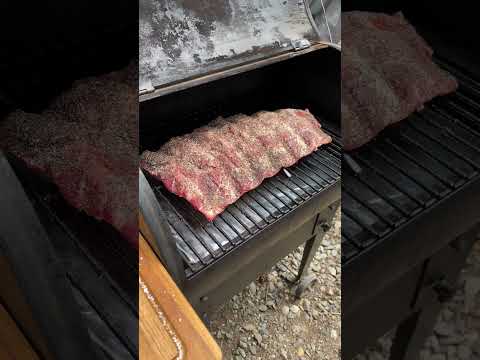 Beef back ribs, don’t sleep on them! #traeger #beef #cooking #smoker #delicious #food #yummy #bbq