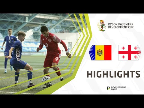 Development Cup 2022. Highlights. Moldova - Georgia.