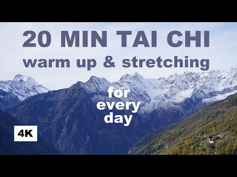 20 MIN TAI CHI STRETCHING and WARM UP EXERCISES Practically Perfect for Every Day - Morning/Evening