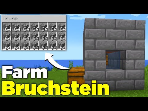 Minecraft Bruchstein Generator bauen | 9800+ STEIN pro STUNDE