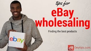 How To Find Wholesale Products To Sell On eBay | Best wholesale items for ebay