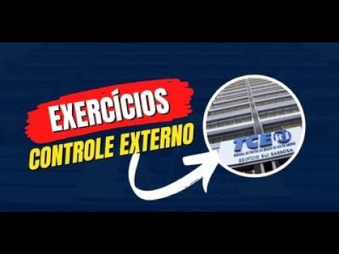 EXERCÍCIOS CONTROLE EXTERNO | PROF. LEONARDO FAVARIN