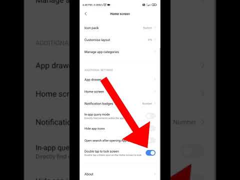 Double Tap Screen On Off | Double Tap Screen Lock | Double Tap Screen Off