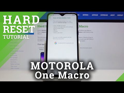 How to Hard Reset MOTOROLA One Macro - Factory Reset Instructions