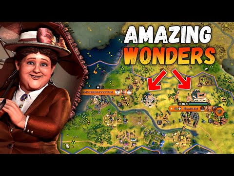 Wilhelmina is AMAZING in Civ 6 with two early WONDERS!