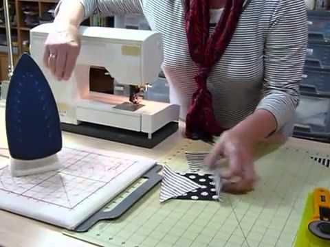 How to make a Square Block using 5squares   Quilting Tips