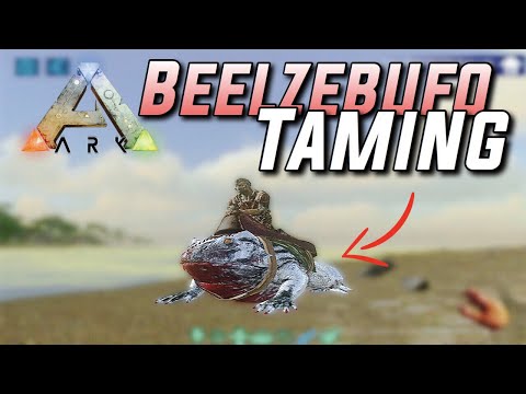 ARK Mobile | Taming A Beelzebufo + Tapejara saddle + Beelzebufo saddle | 1080p Gameplay