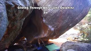 Video thumbnail de Gliding through the waves like dolphins, 8a. Rocklands