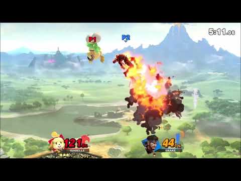 Super Smash Bros. Ultimate - Isabelle Vs. Snake