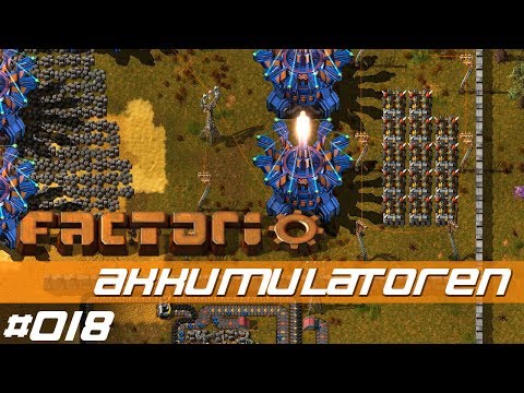 Let’s Play Factorio S01 E018 – Akkus herstellen – mit Mods - deutsch