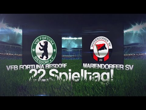 [22.Spieltag/Landesliga Staffel 1] VFB FORTUNA BIESDORF VS. MARIENDORFER SV