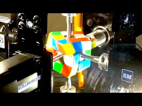 World’s Fastest Rubik’s Cube Robot – 0.103 Seconds