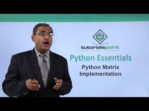 Python Matrix Implementation