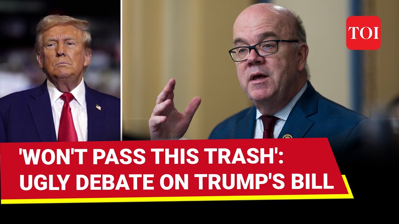 US House Debate On Trump's 'Big & Beautiful' Tax Bill Explodes; Jim McGovern Screams, 'Your Ugly...'