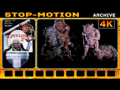 Ghoulies II (1988) Stop Motion Shots 4K