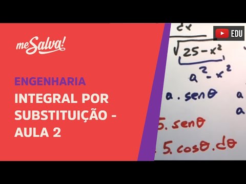 Me Salva! Integral por substituição trigonométrica - Aula 2 -  Como escolher a substituição