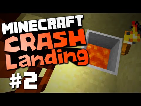 Minecraft Crash Landing #2 "Starting Tinkers & Crucible"