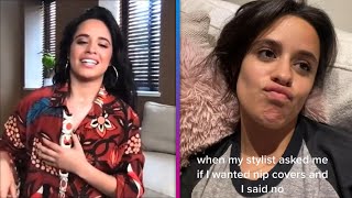 Camila Cabello REACTS to Her Live TV Wardrobe Malfunction