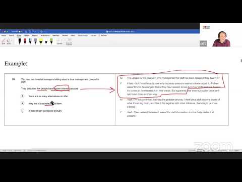 Listening Part B for Z Zelli