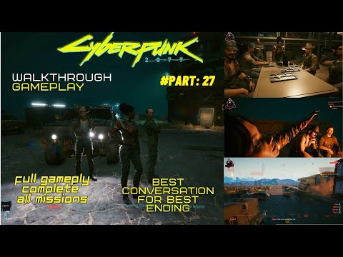 CYBERPUNK 2077 Walkthrough Gameplay Part 27||WITH A LITTLE HELP FROM MY FRIENDS, PANAM full mission