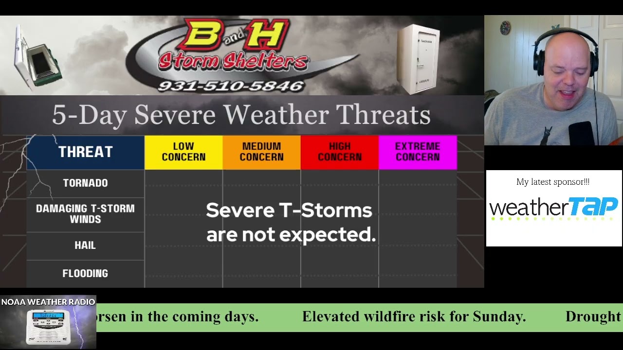 MM's Sunday 5-Day: Watching the Wildfire Risk Today