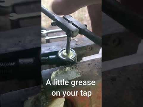Adding a grease zerk to the tie rod ends