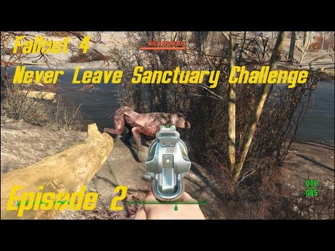 Defending the Fort - Fallout 4 Never Leave Sanctuary Challenge episode #2