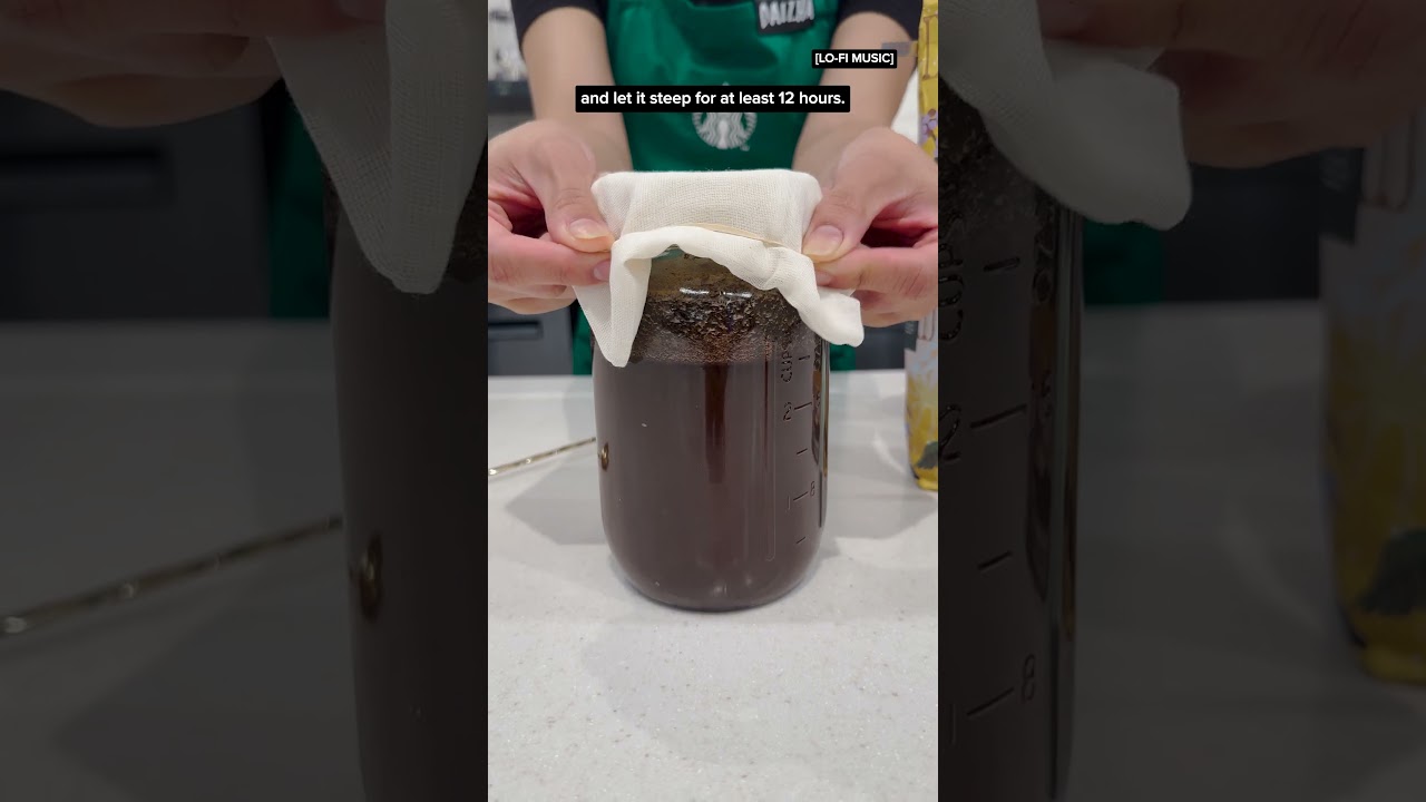 How to make cold brew with a mason jar