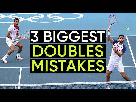 3 Biggest Doubles Mistakes and How to Correct Them! - Tennis Doubles Strategy and Tactics