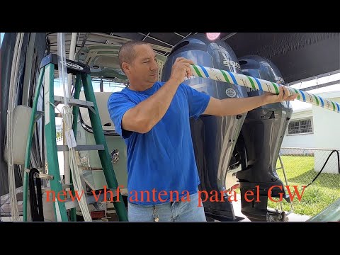 new installation of antenna Shakespeare for Grady Whyte freedom 27.5 EP-88